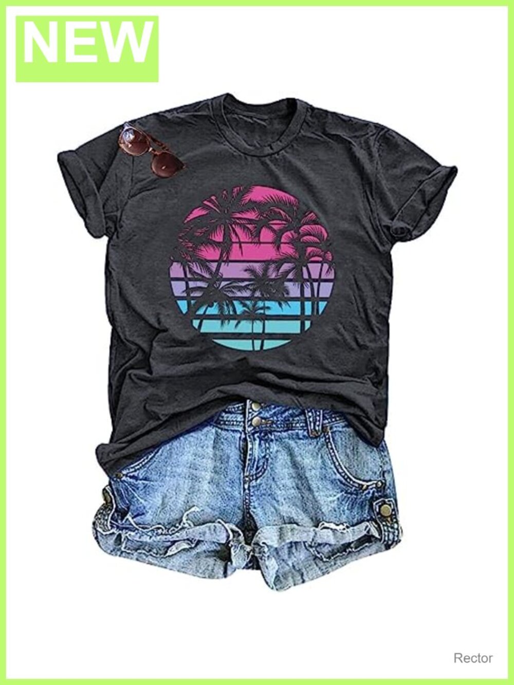 Women's Hawaiian Graphic T-Shirt Short Sleeve Crew Neck Summer Tee